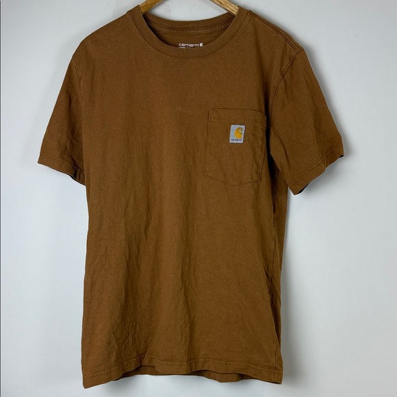 Carhartt Other - Carhartt Men's Relaxed Fit Tan Short Sleeve Pocket Tee